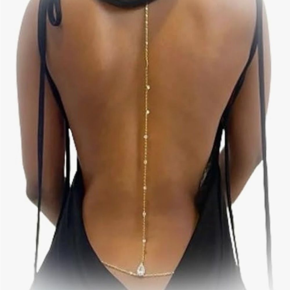 Backless Gold Body Chain